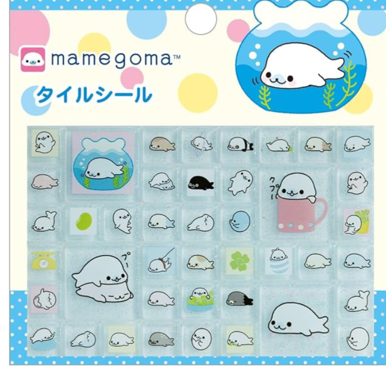 San-x Mamegoma Block Stickers