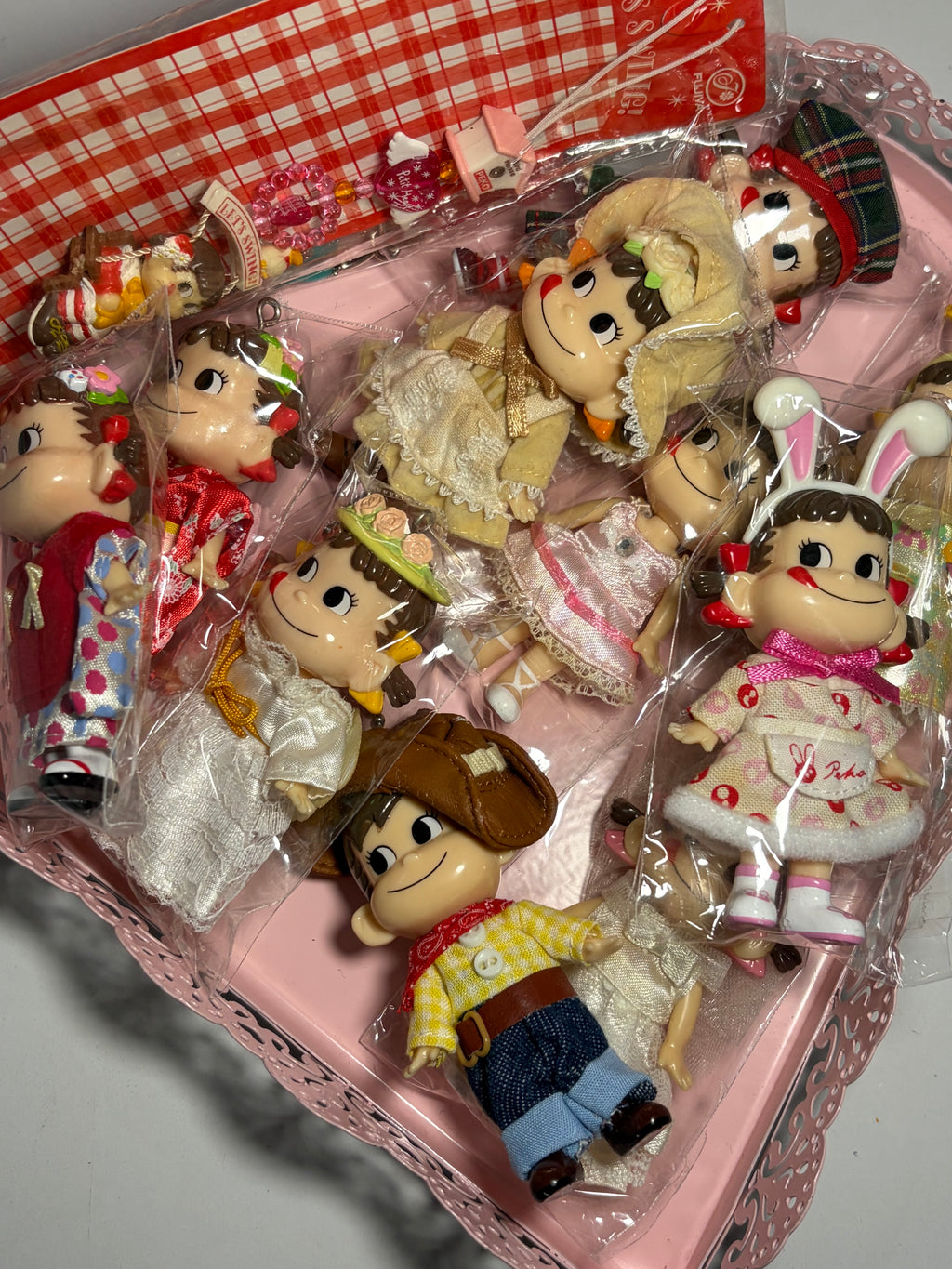 Peko-Chan Figure Keychains