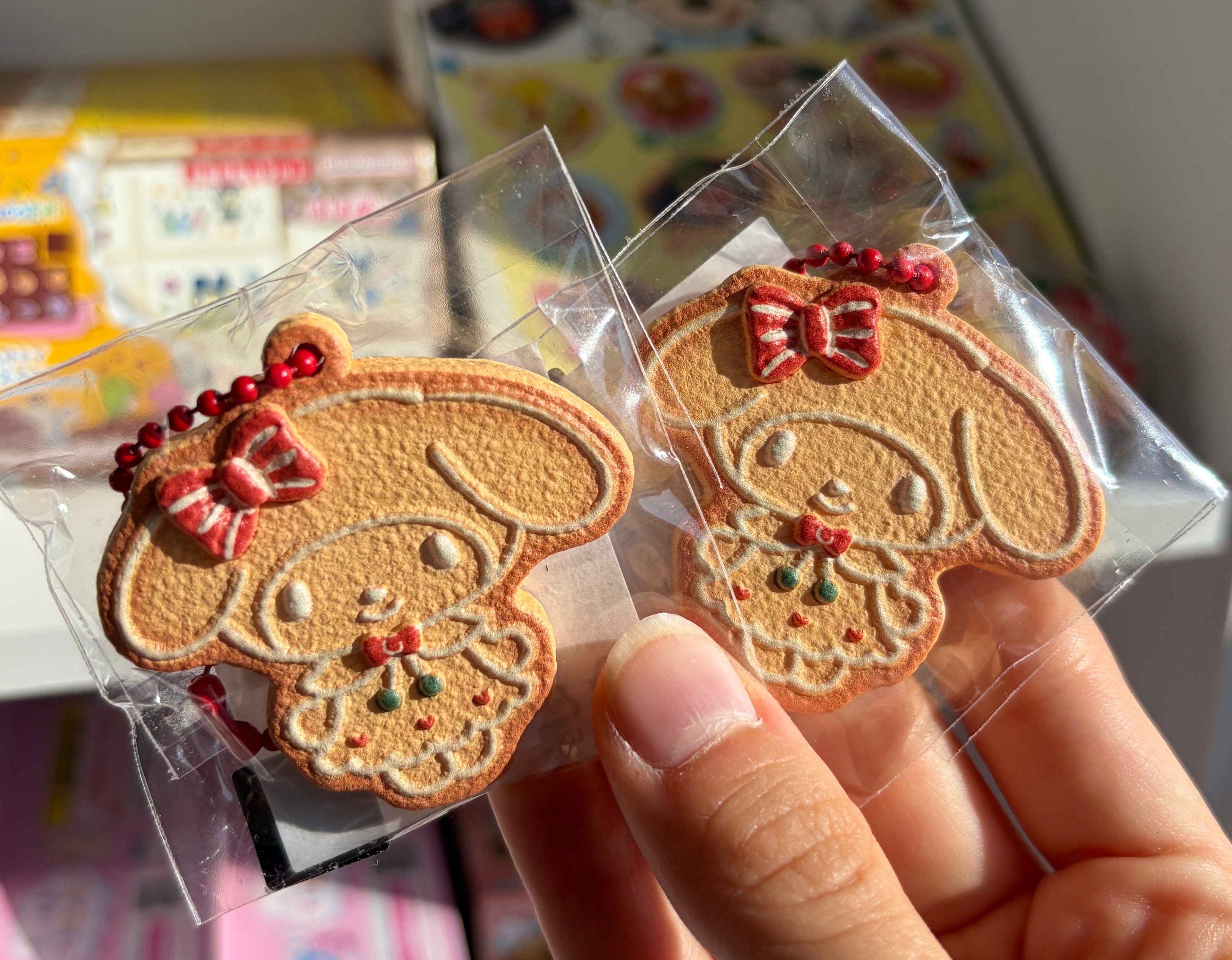 Sanrio My Melody Christmas Cookie Figure Keychain - Korean Release