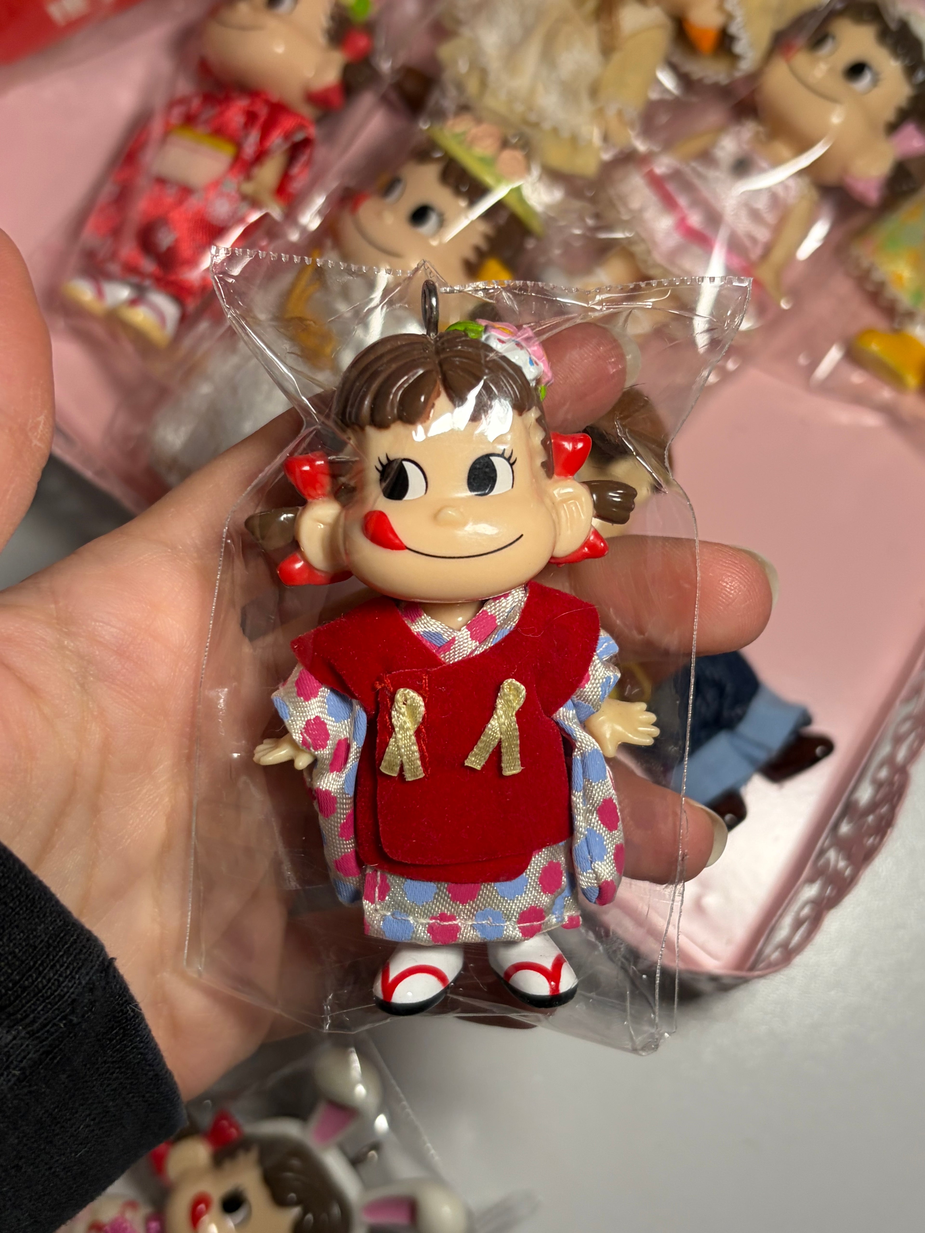 Peko-Chan Figure Keychains