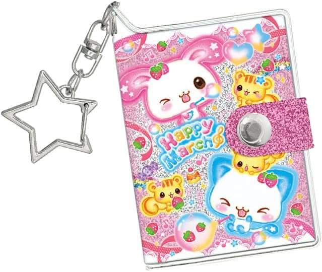 Heisei Retro Happy March Reusable Sticker Notebook Mini Keychain