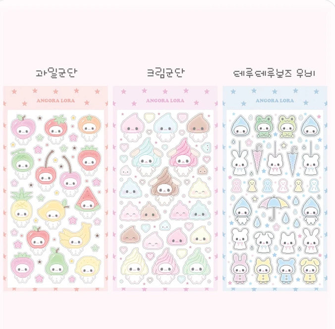 {Angora Lora} Character Sticker Sheet