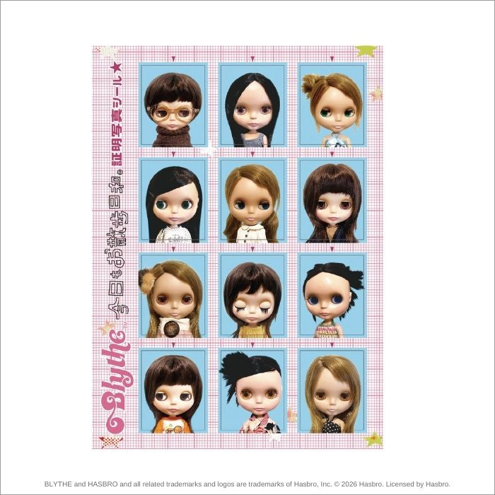 Blythe ID Photo Sticker Sheet