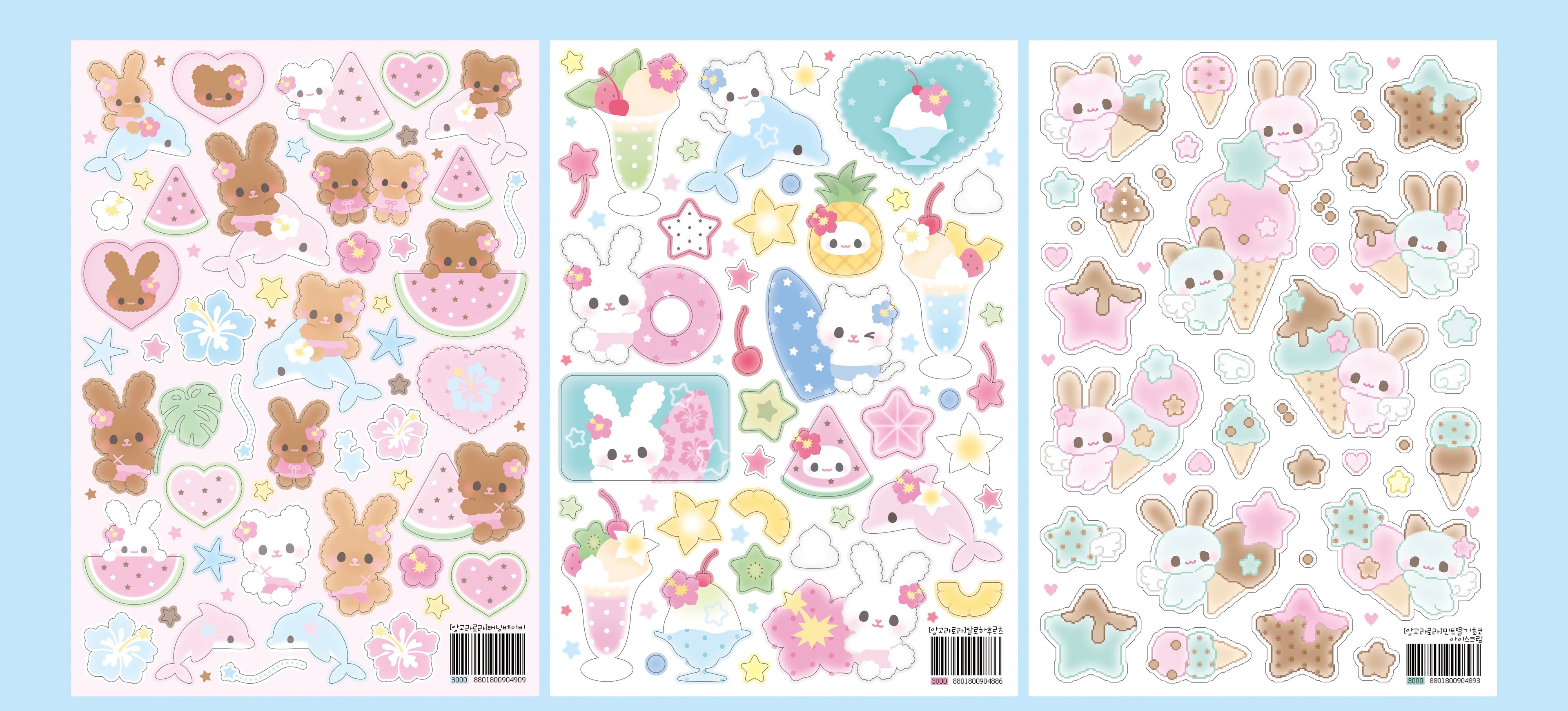 {Angora Lora} Bunny Stickers