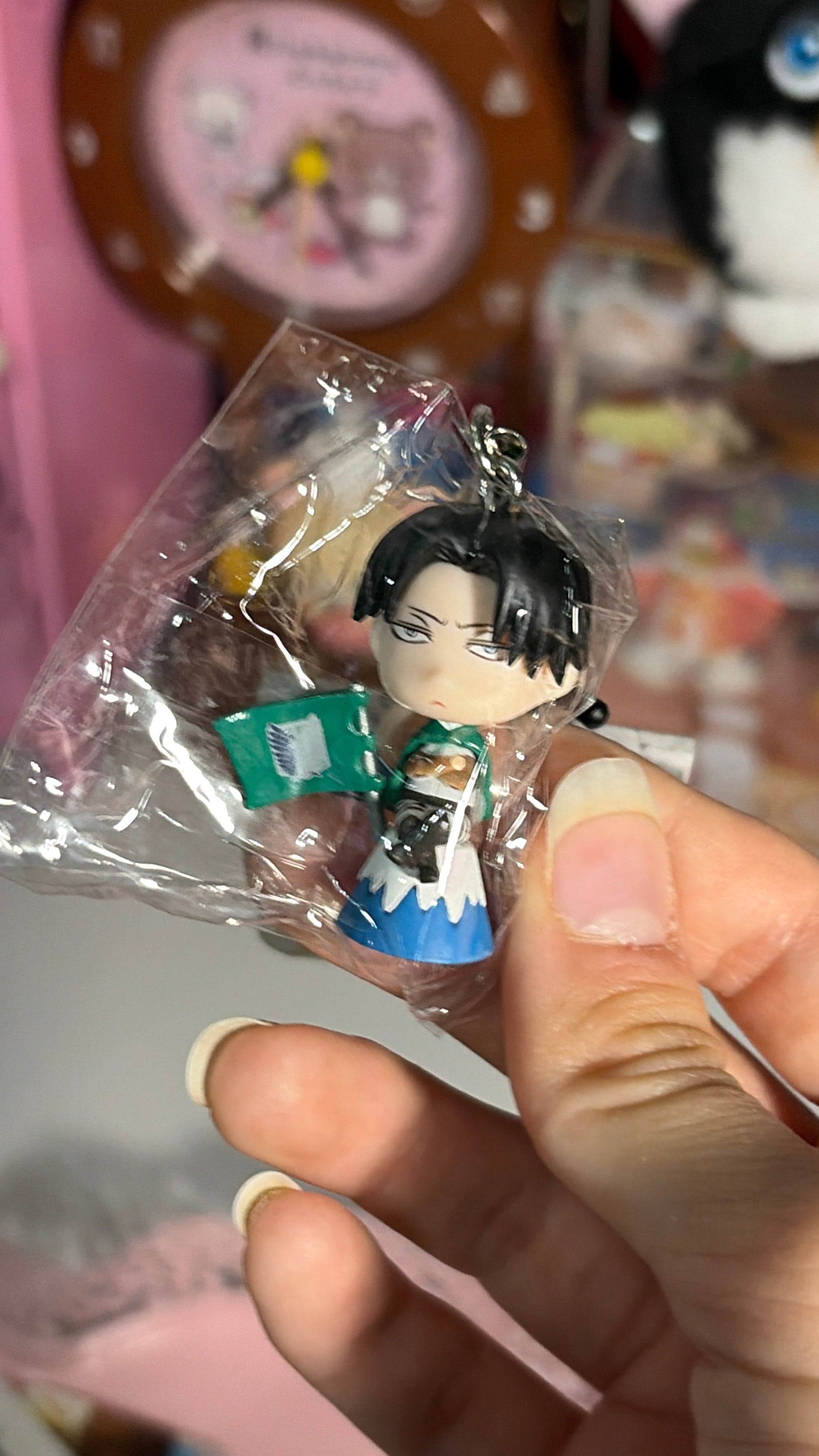Attack on Titan Charms (Eren, Armin, Mikasa, and Levi)