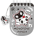 Heisei Retro Monotone Panda Phone Notepad