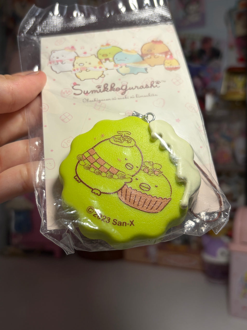 San-x Summiko Gurashi Biscuit Phone Charm (Penguin)