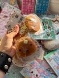 {San-x} Kapibara-san Cafe Vintage Squishy Keychains