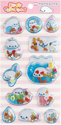 San-x Mamegoma Water 3d Sticker Sheet