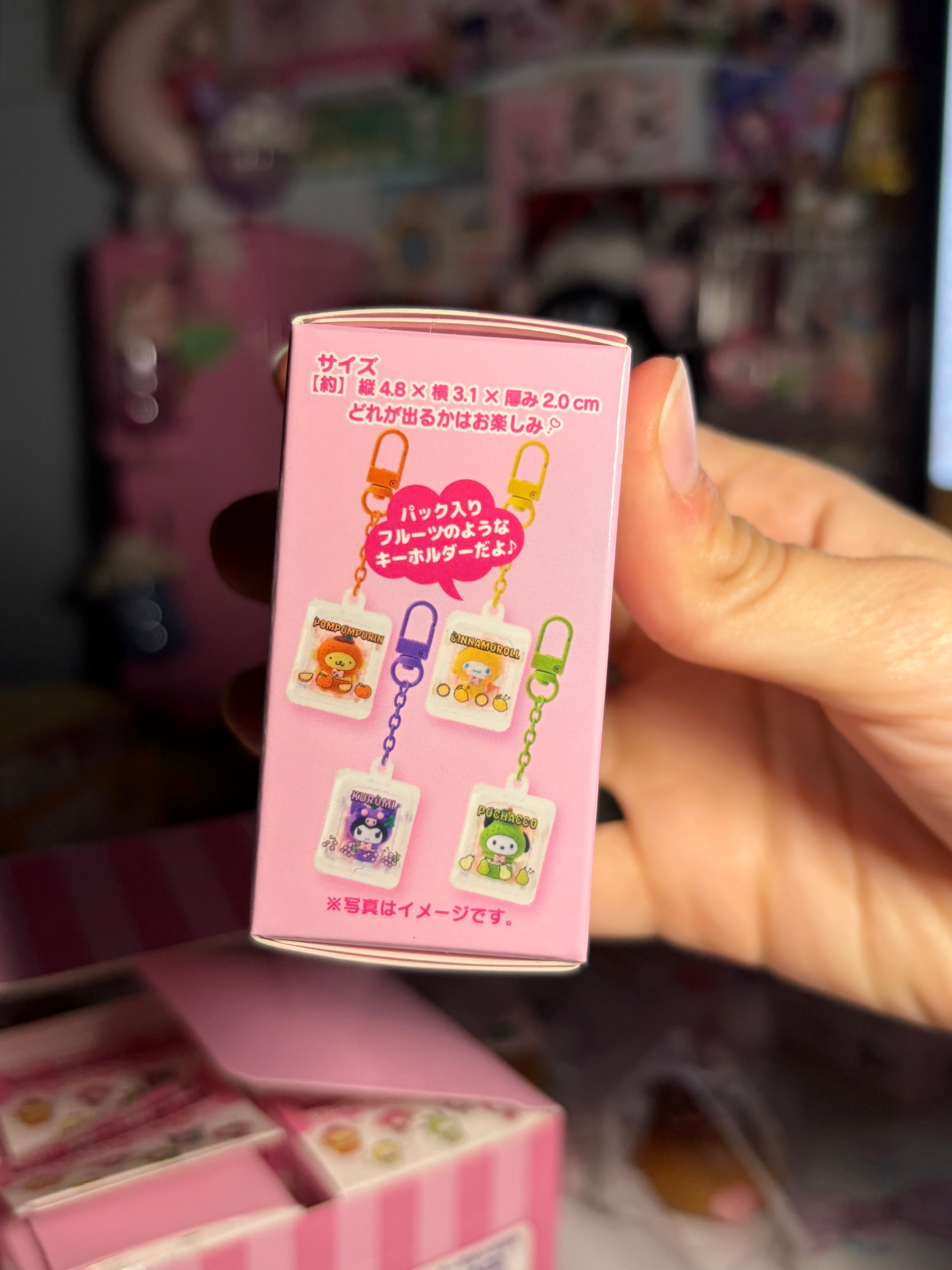 Sanrio Fruits Figure Keychain Blind Box