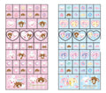 Sanrio Sugarbunies x SPINNS Collaboration Block Stickers