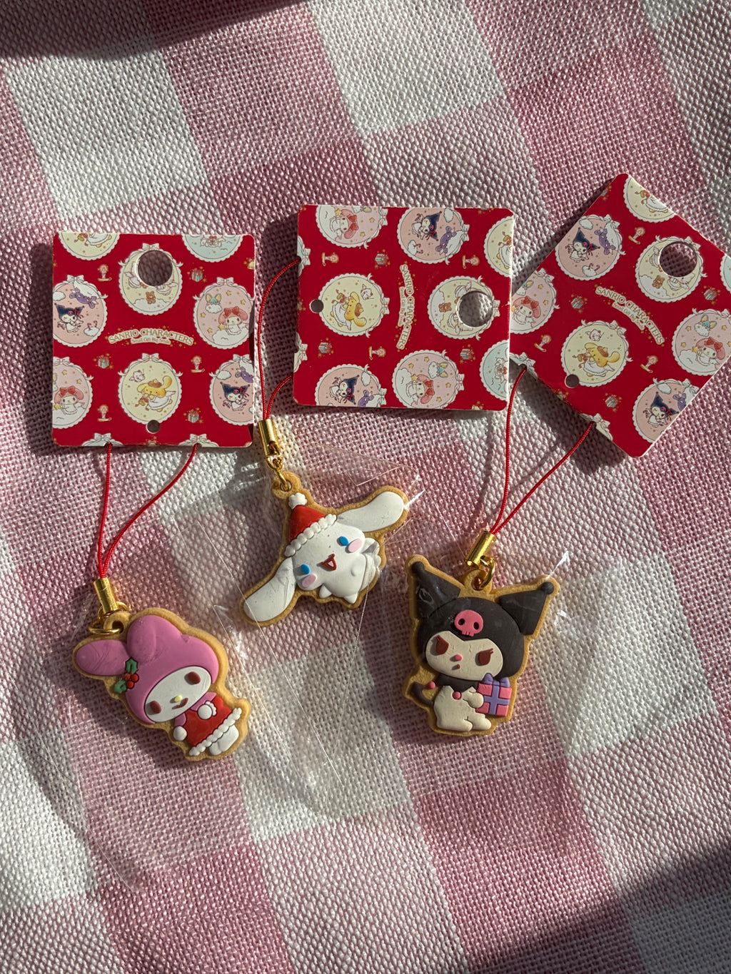 Sanrio Christmas Collection Biscuit Phone Straps