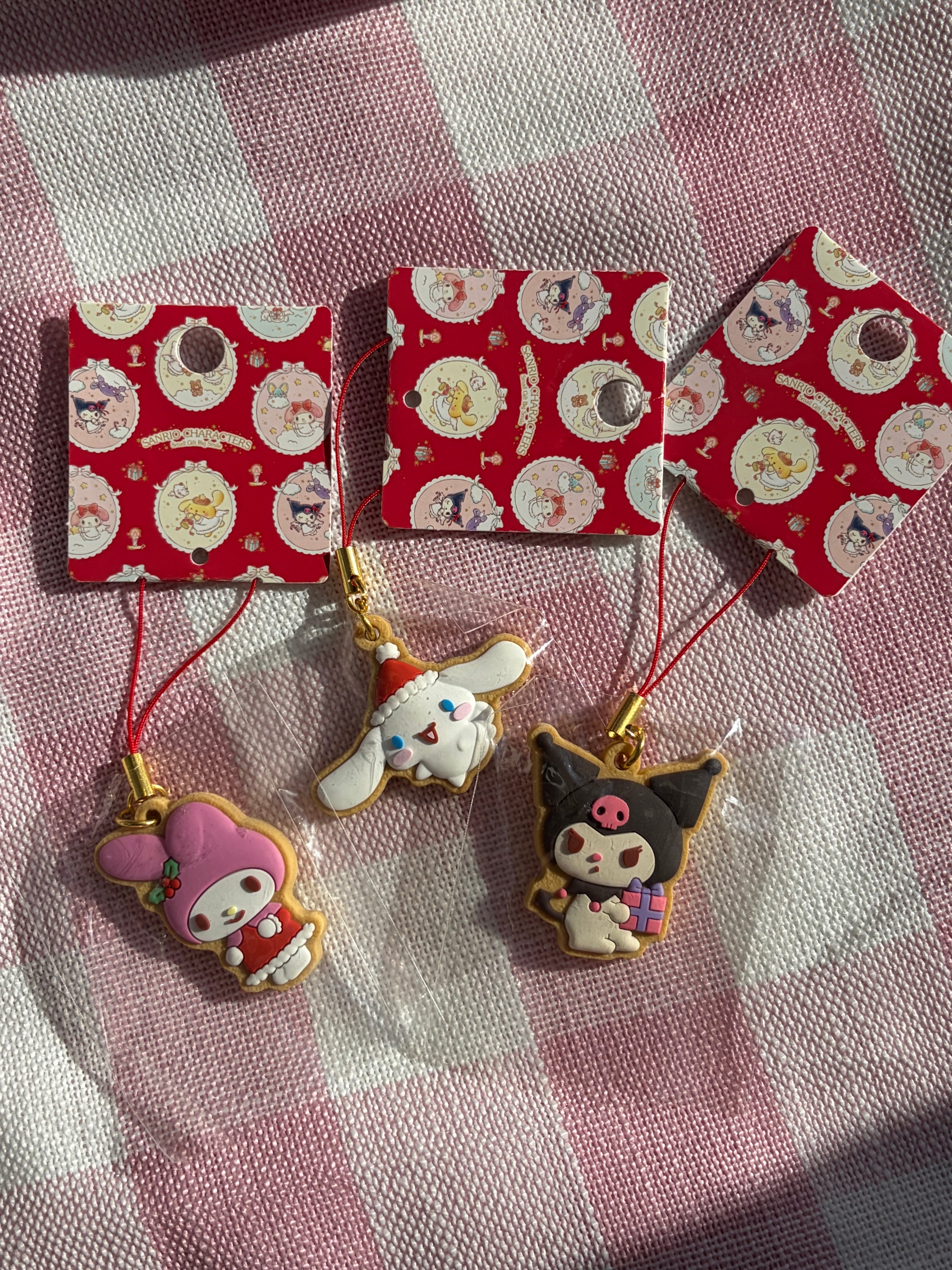 Sanrio Christmas Collection Biscuit Phone Straps