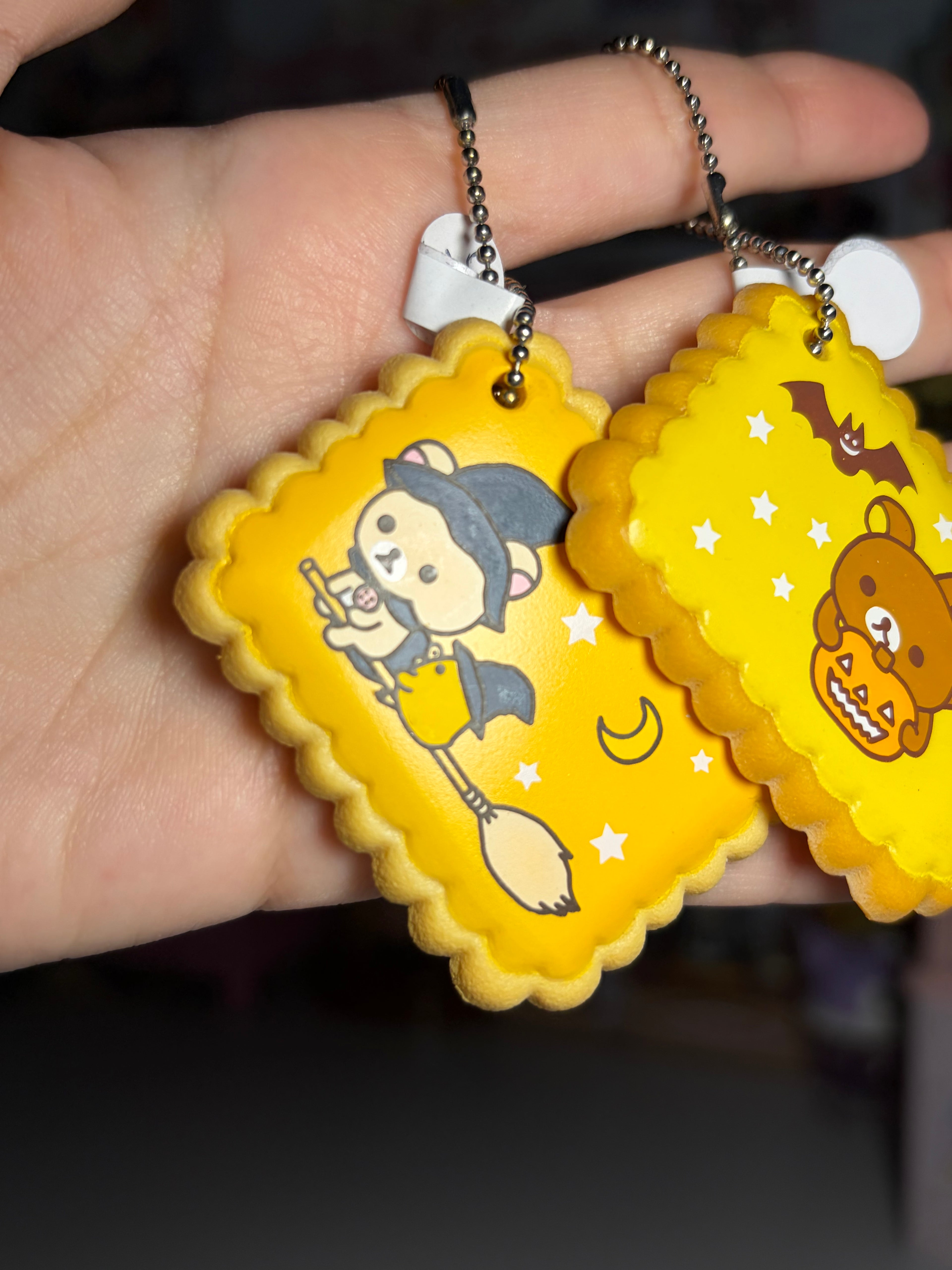 San-x Rilakkuma Halloween Biscuit 2012 Figure Keychain