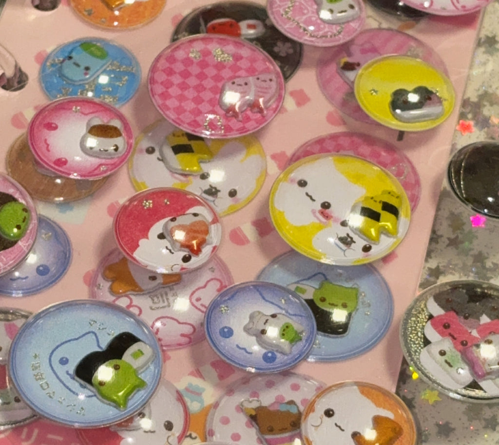 {Mering} Kaiten Sushi 3D Sticker Sheet