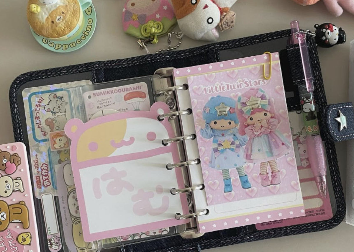 {Mering} A7 Fancy Denim Binder