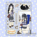 {Heez} Train Hamster Sticker Sheet