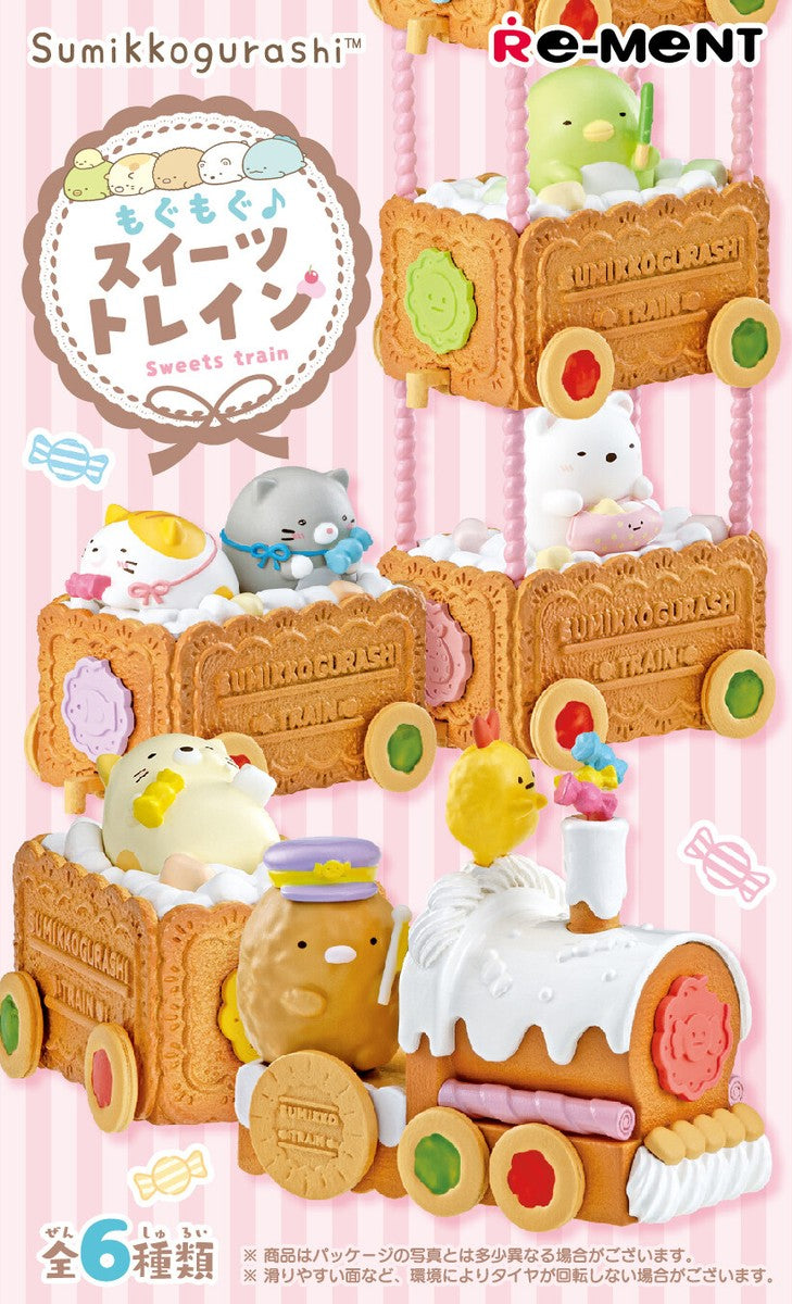 Re-Ment San-x Sumikko Gurashi Sweets Train Blind Box