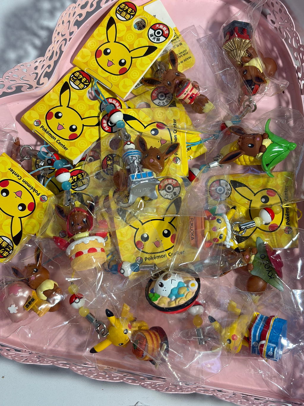 Pokemon Center Phone Charms