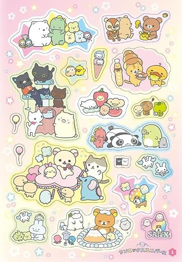 San-x Universe Sticker Book