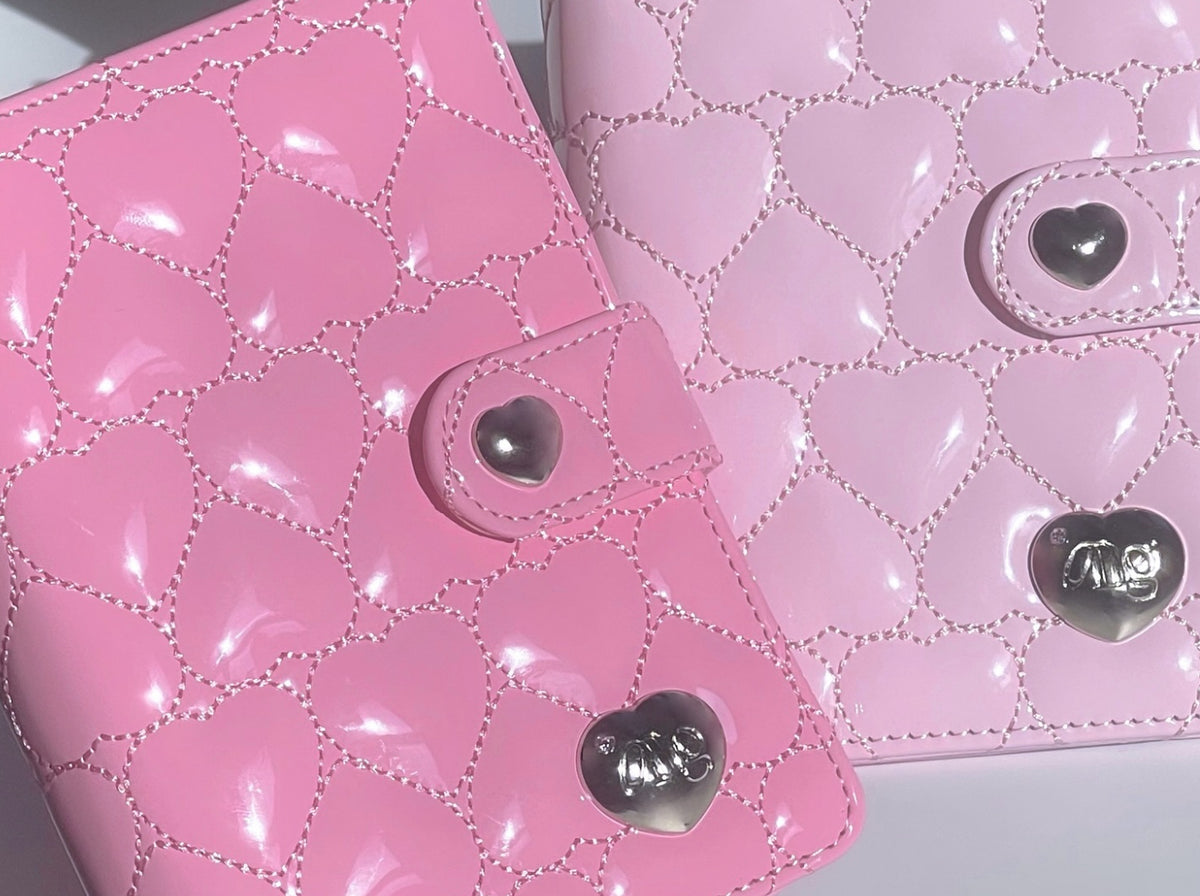 {Mering} A7 Heart Quilting Binder