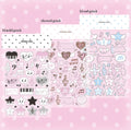 {Angora Lora} Music Notes Sticker Sheet