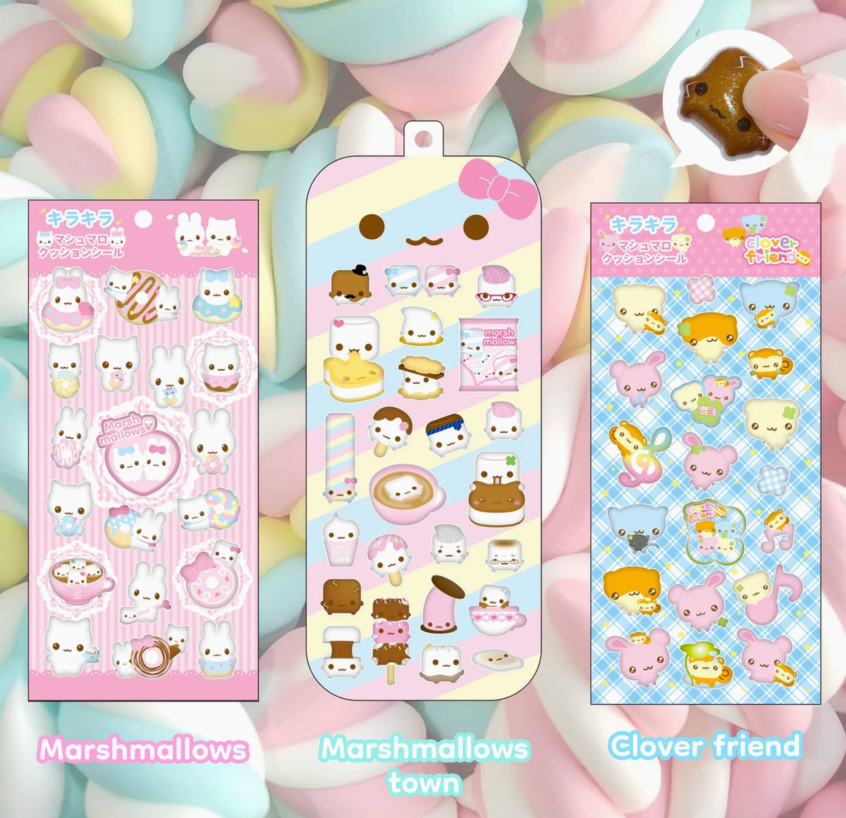 {Mering} 3D Cushion Stickers