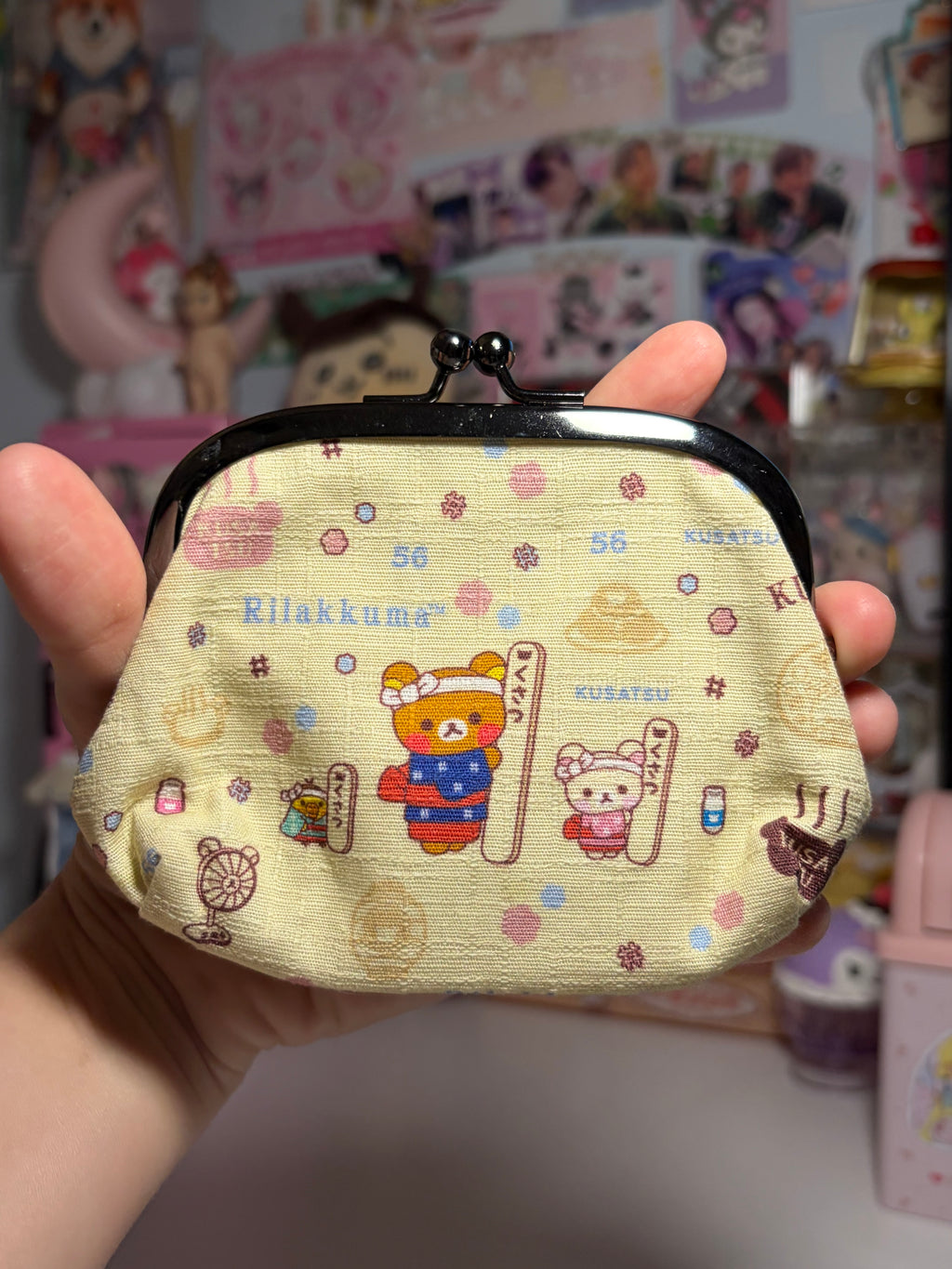 San-x Arashiyama Rilakkuma Tea House Coin Pouch