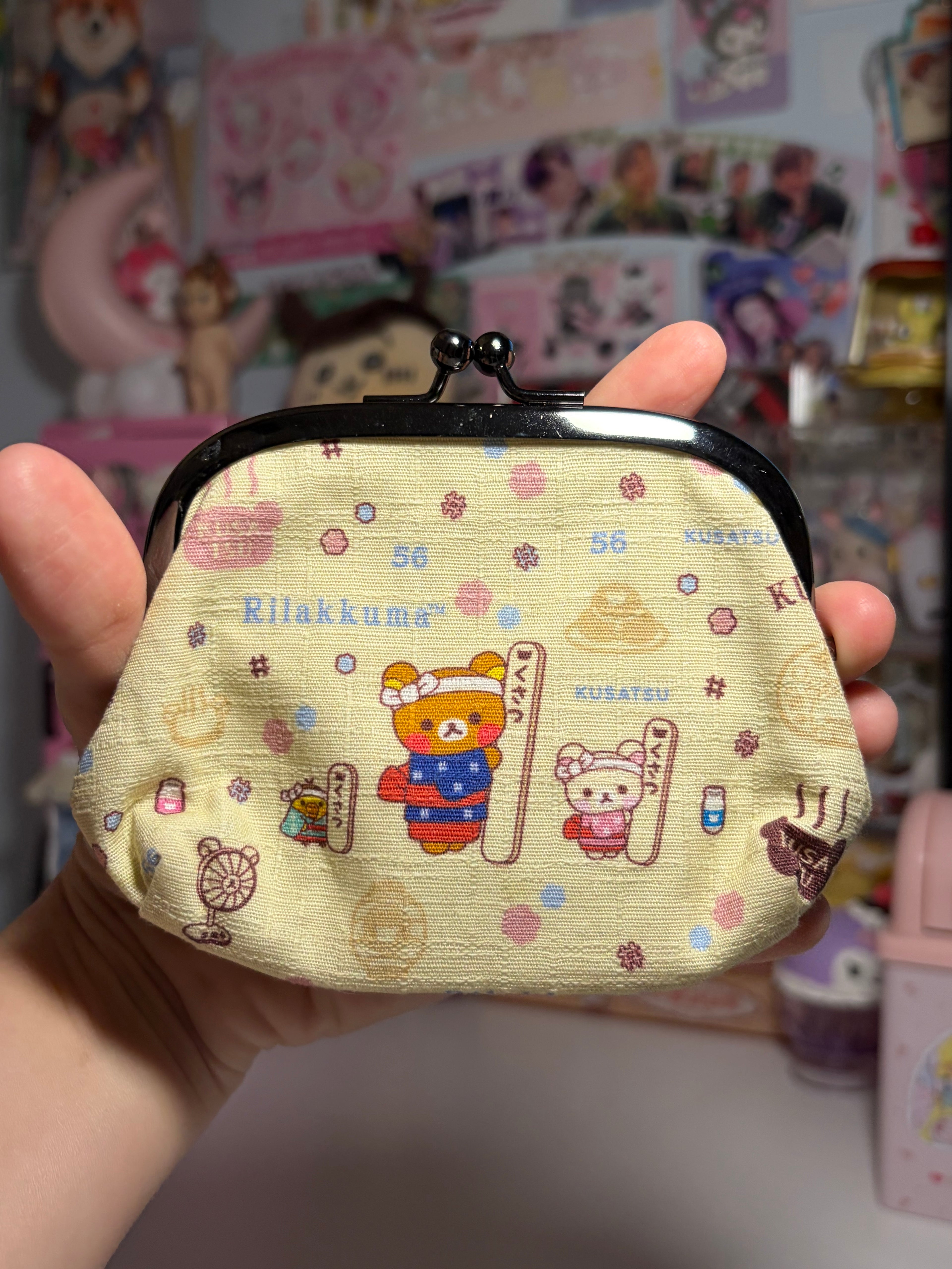 San-x Arashiyama Rilakkuma Tea House Coin Pouch