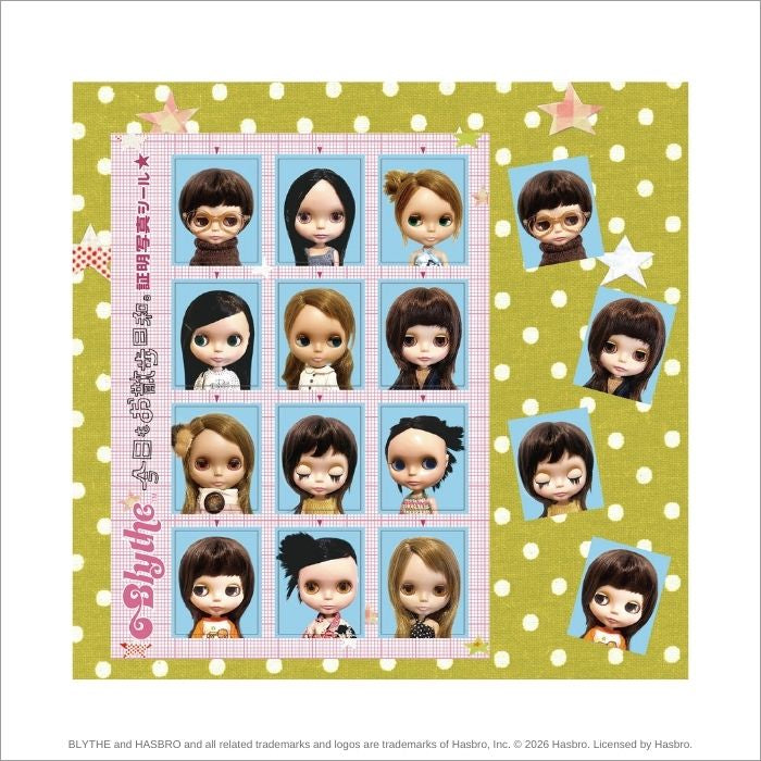 Blythe ID Photo Sticker Sheet