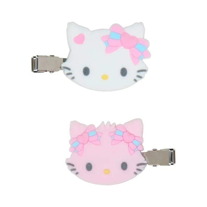 Sanrio Charmy Kitty Flocked Hair Clips
