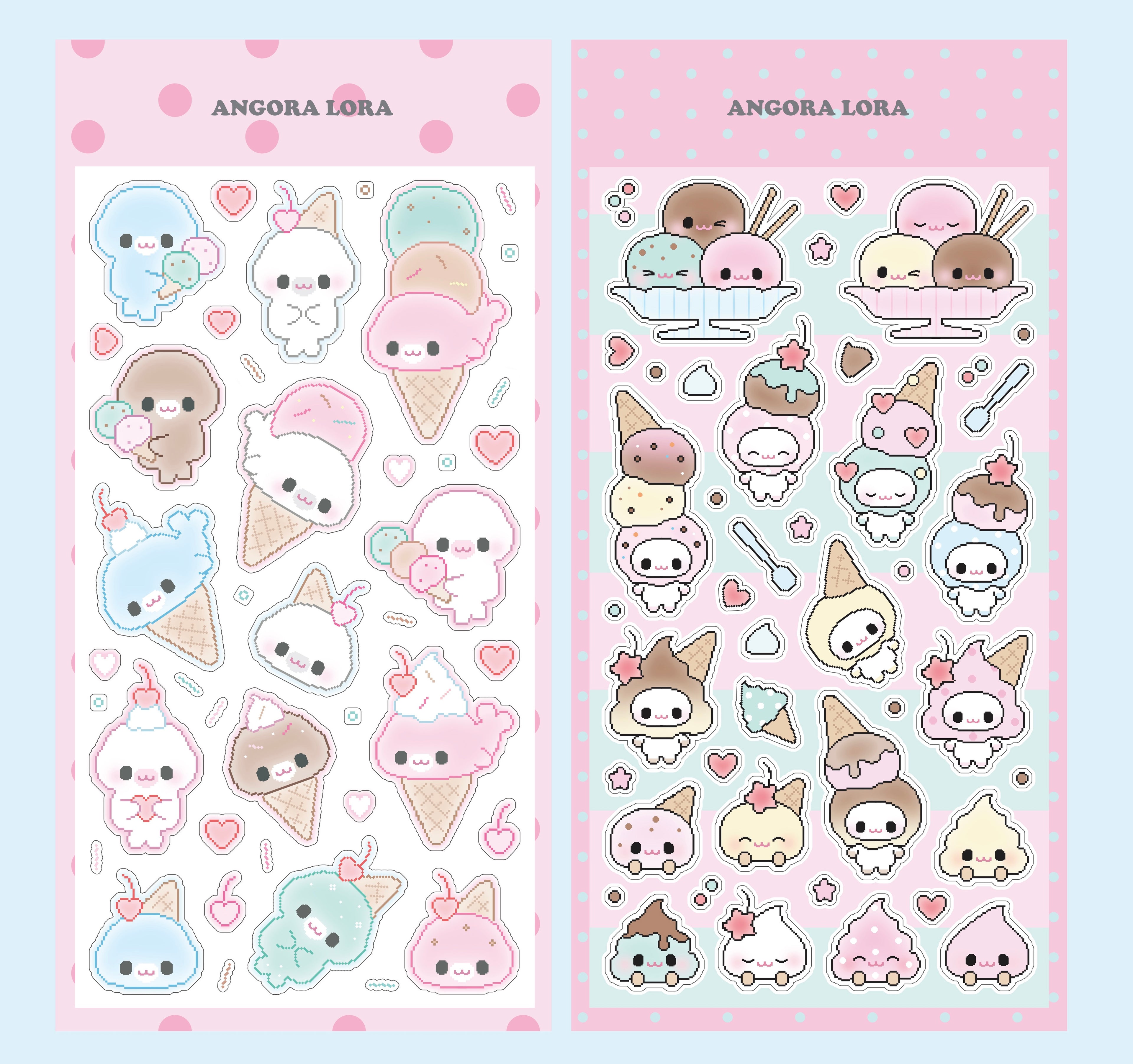 {Angora Lora} Seal Sweet Treat Sticker Sheet