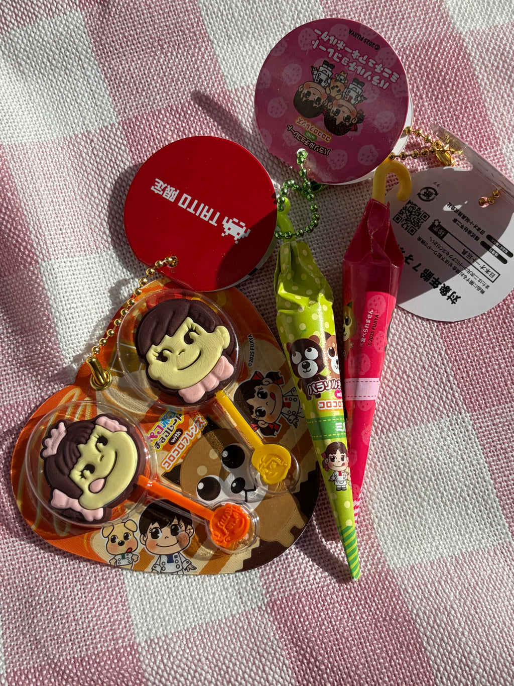 Peko-Chan Taito Keychains