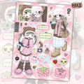 {Heez} Cute Shop Tour Sticker Sheet