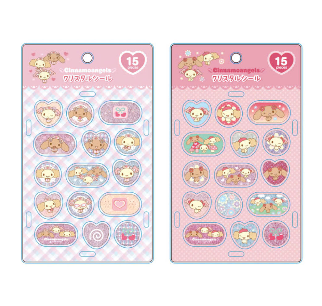 Sanrio CinnamonAngels x SPINNS 3D Puffy Stickers