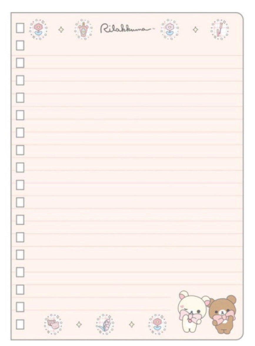 San-x - Rilakkuma Make-up Notebook