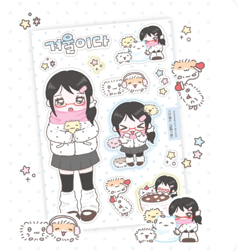 {Hamsclub} Winter is Here! Sticker Sheet
