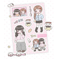 {Hamsclub} Winter Girls! Sticker Sheet
