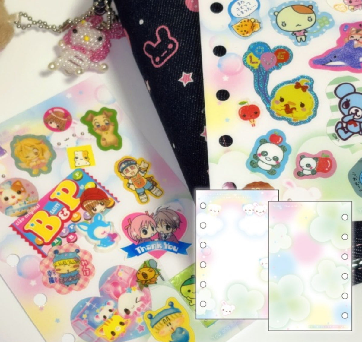 {Mering} Clover Friend Reusable Sticker Paper Refill