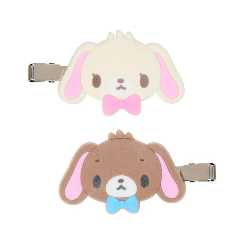 Sanrio Flocked Hair Clips (Sugarbunnies)