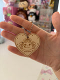 Gashapon - Peko Chan Biscuit Wooden Keychain