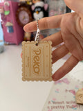 Gashapon - Peko Chan Biscuit Wooden Keychain