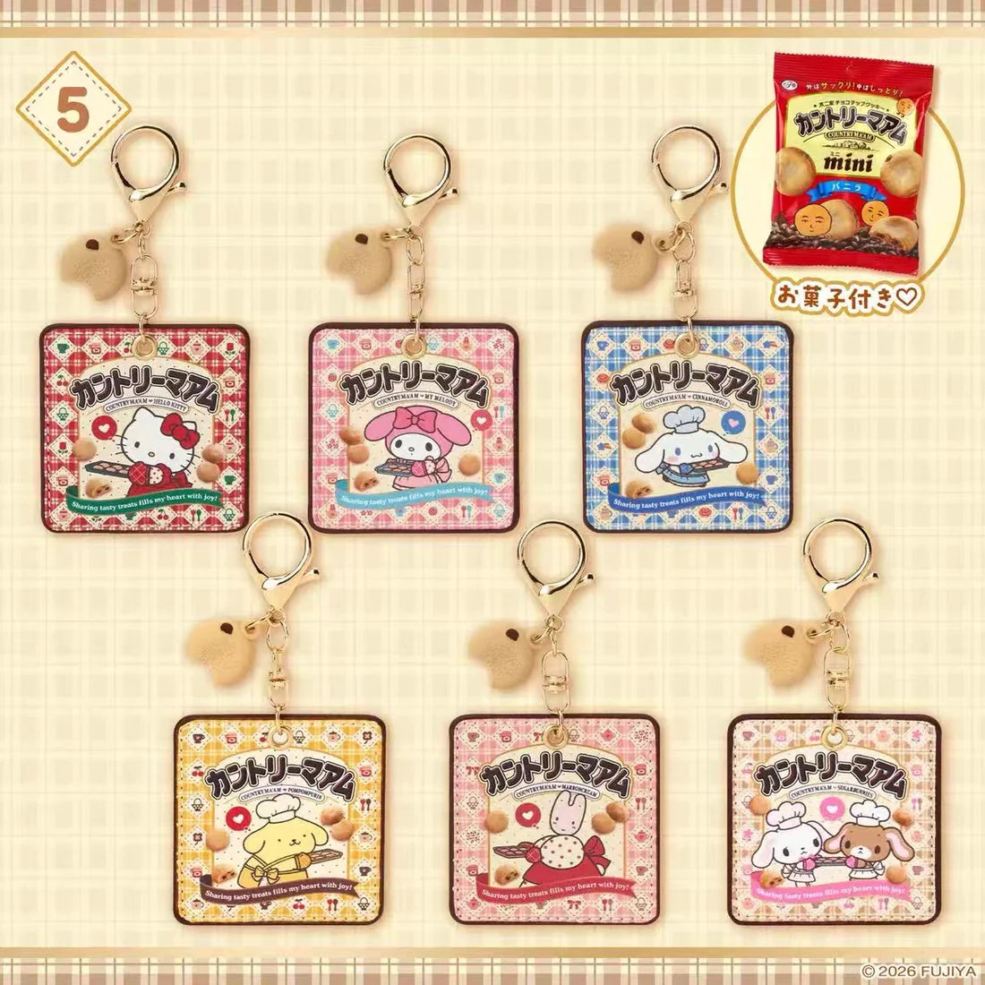 Sanrio x Countryma’am Character Keychain