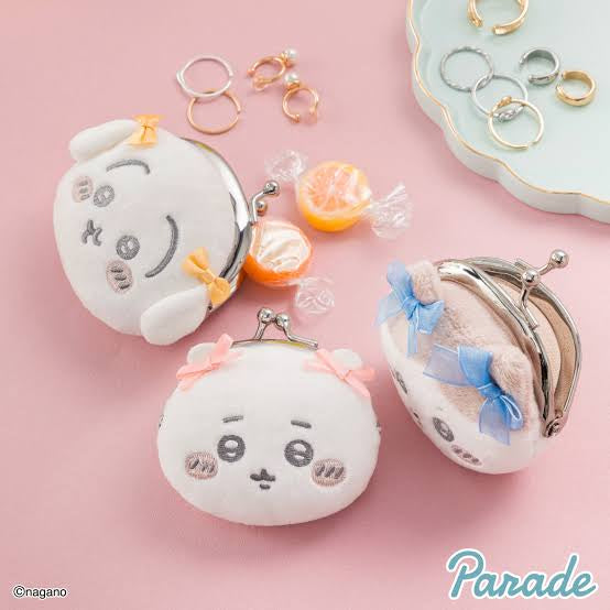 Chiikawa Ribbon Mini Coin Pouches