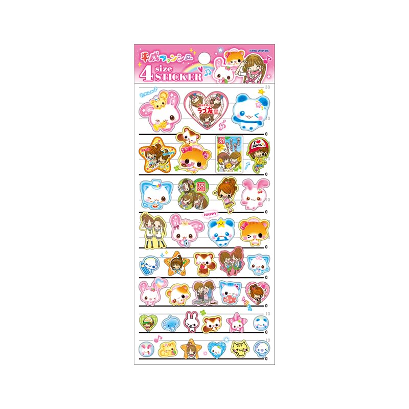 Heisei Retro 4-size Sticker Sheet