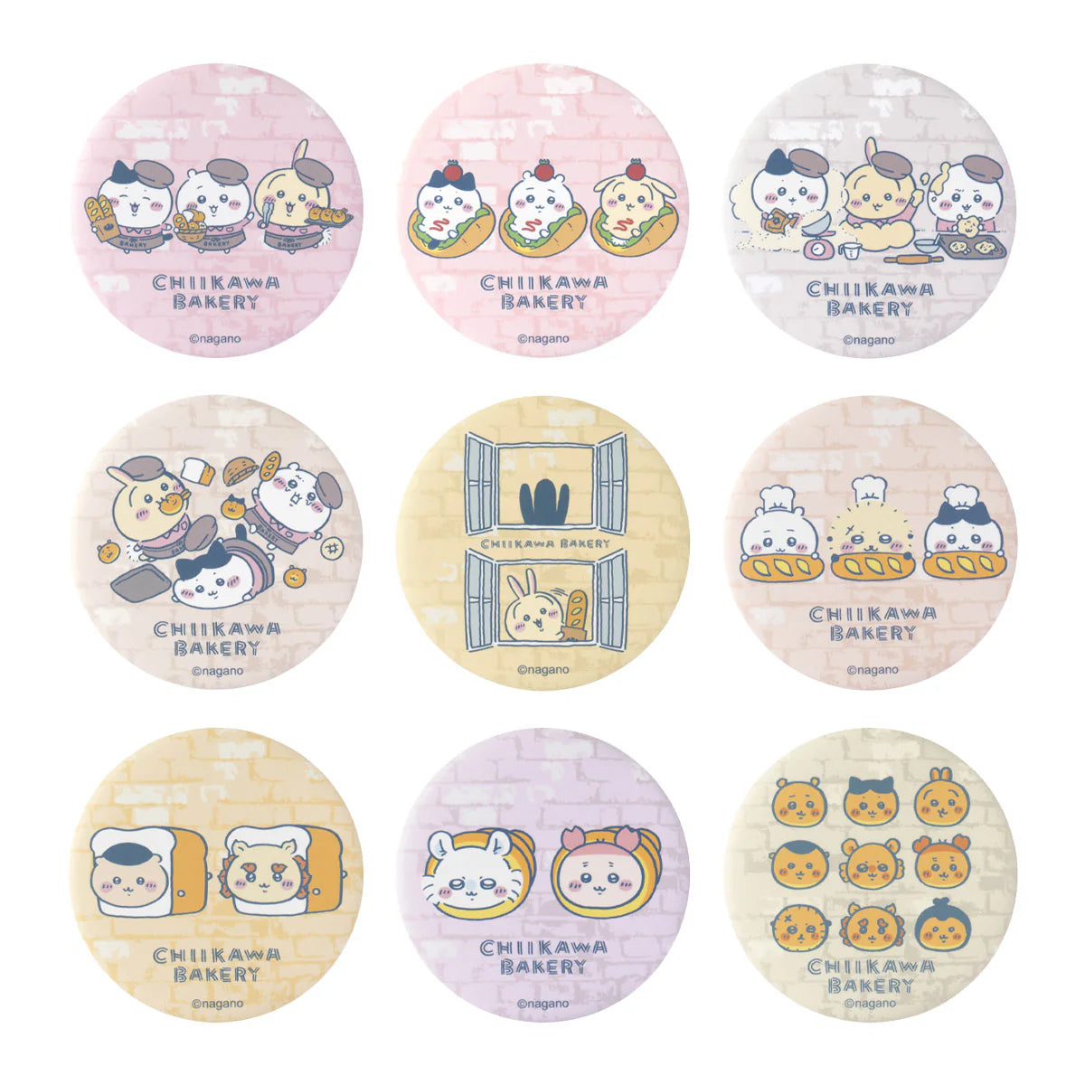 Chiikawa Bakery Can Badge Blind Box