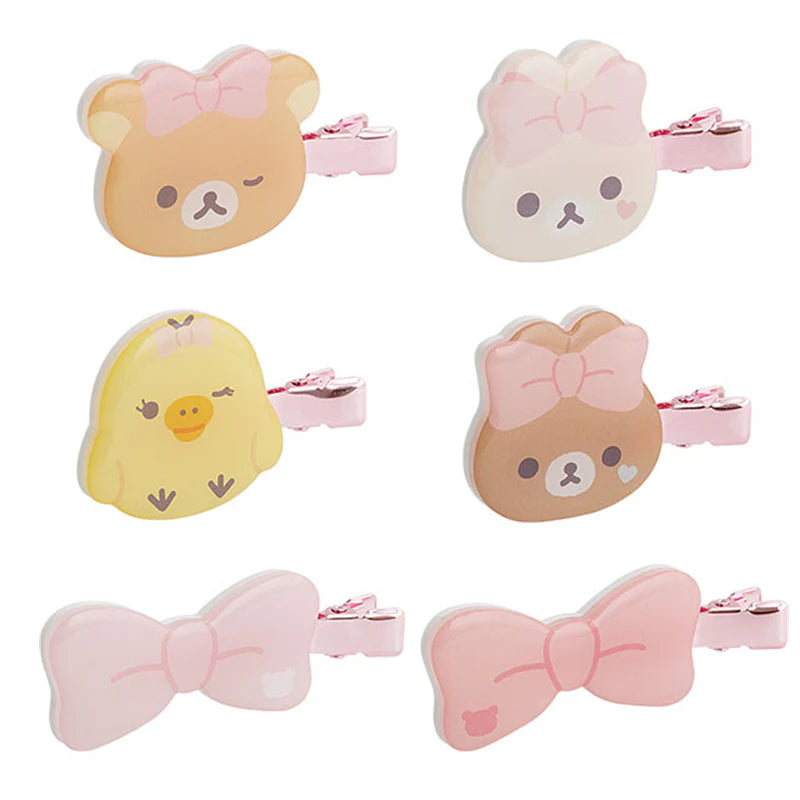 San-x Rilakkuma HairClip Acrylic Make-up Blind Box